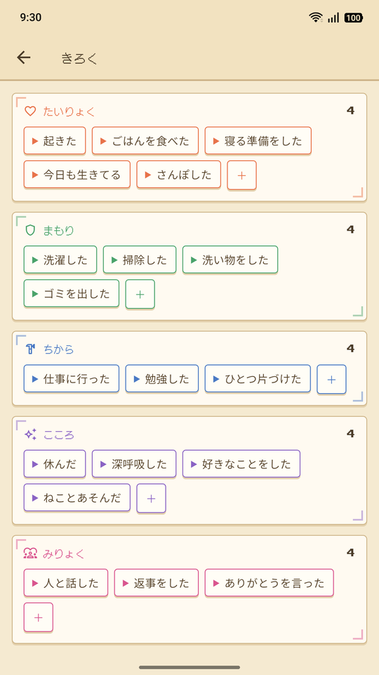 えらいクエストの画面